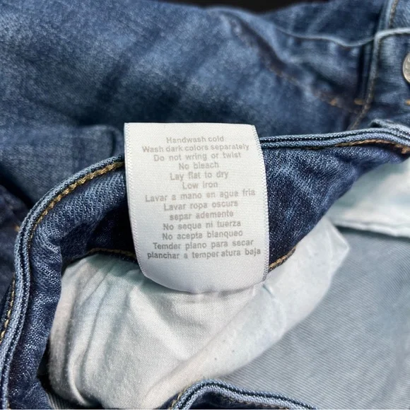 Judy Blue Relaxed Fit Distressed Size 18 Plus Size Denim Jeans 18W Stretch Crop - Picture 10 of 11